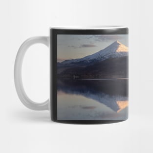 'Evening Light, on Schiehallion', The Fairy Mountain, Kinloch Rannoch, Perthshire. Mug